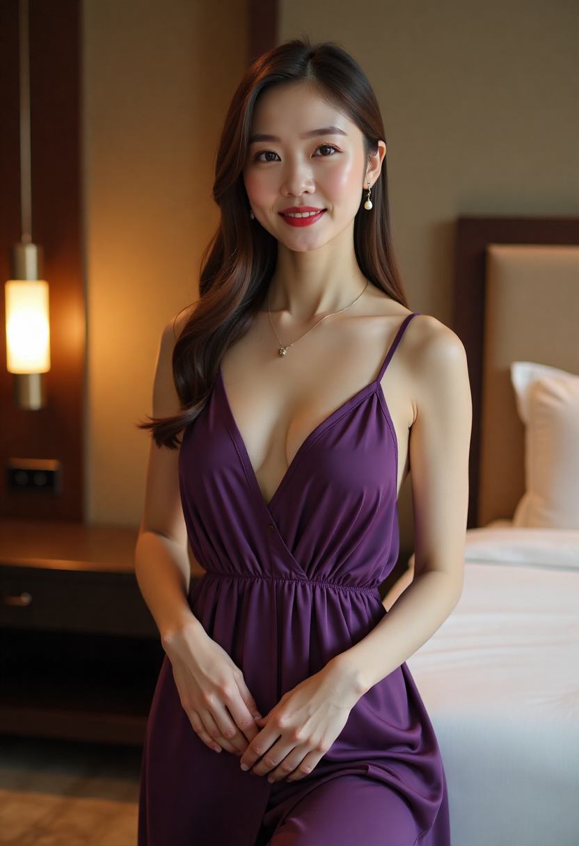 自然光下的裸妆人物肖像